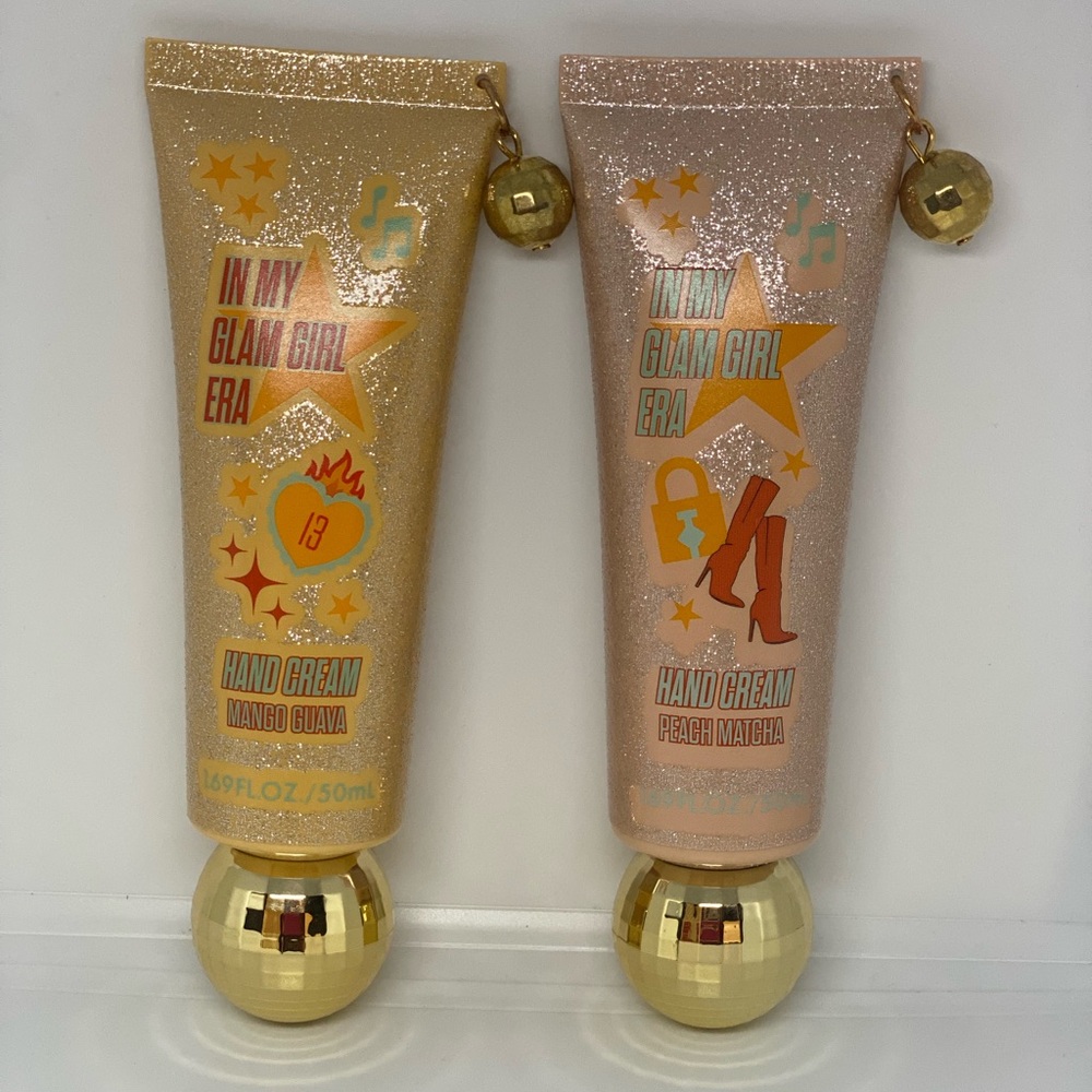 5/$25 IN MY GLAM GIRL ERA Hand Cream - Set of 2, Mango Guava & Peach Matcha
